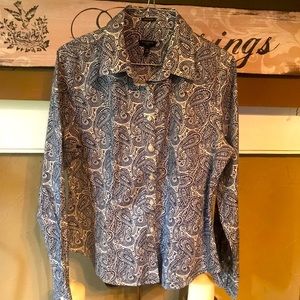 Talbots Wrinkle Free Button Down Shirt